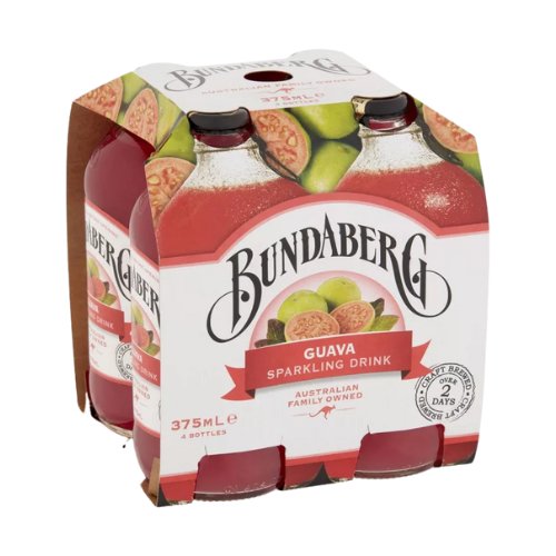 Bundaberg Guava Sparkling Drink 375ml - Happy Hour