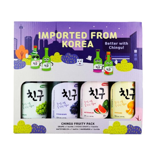 Chingu Fruity Pack 360ml 4-pack - Happy Hour