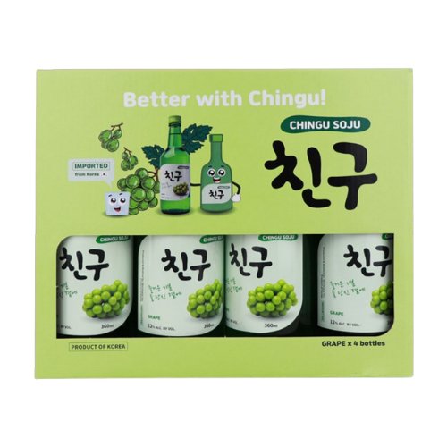 Chingu Soju Grape 360ml - Happy Hour