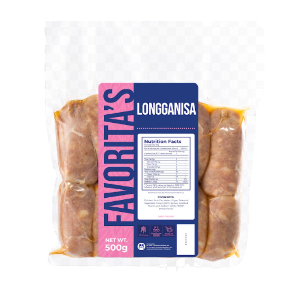 Favoritas Paprica Longanisa 500g - Happy Hour