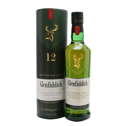 Glenfiddich 12 Year Old Single Malt Whisky 700ml