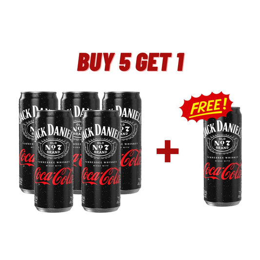 Jack & Coke 320ml 5+1 Bundle