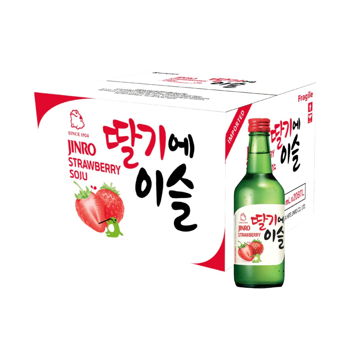 Jinro Strawberry Soju 360ml