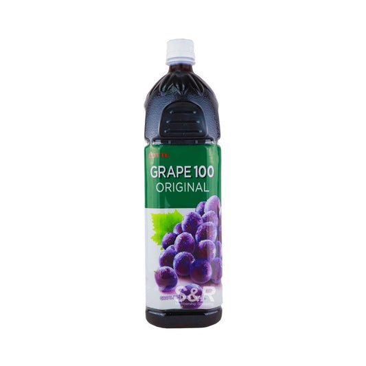 Lotte Grape 100 Original Juice Drink 1.5L - Happy Hour