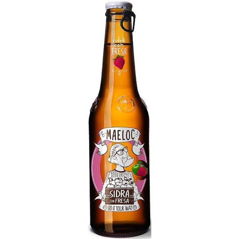 Maeloc Hard Cider Fresa Strawberry 330ml