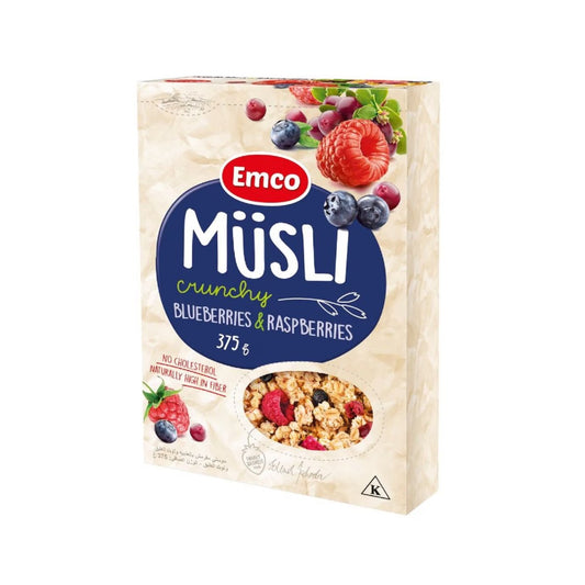 Musli Blueberry & Raspberry 375g