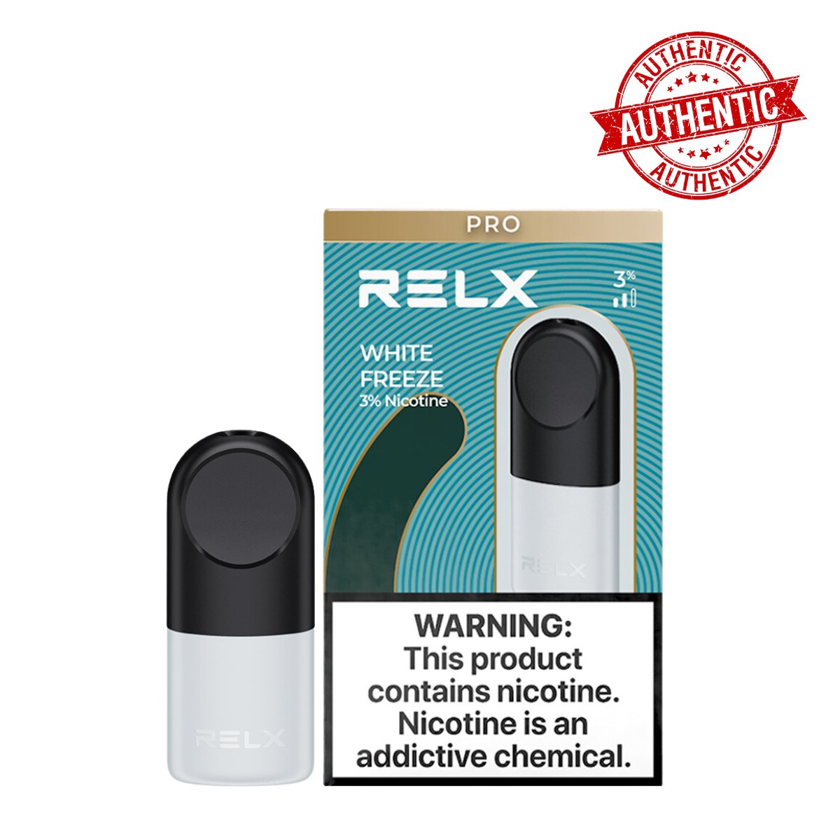 RELX Infinity Pro Single Pod - White Freeze