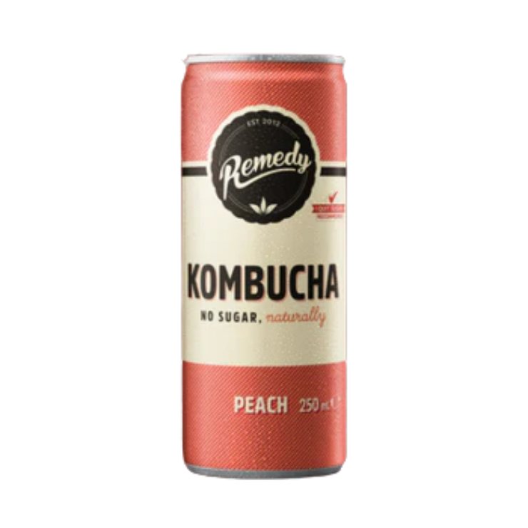 Remedy Kombucha Peach 250ml