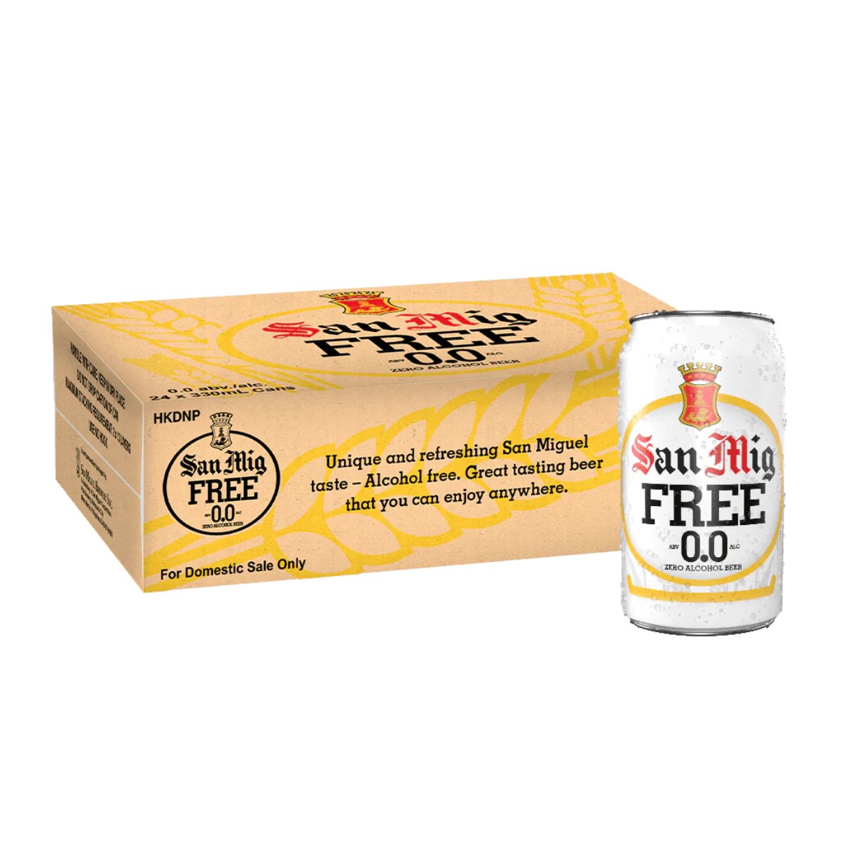 San Miguel Free 0.0 in-can 330ml - Happy Hour