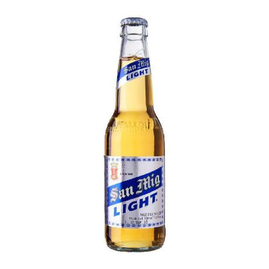 San Miguel Light Bottle Beer 330ml 24-pack