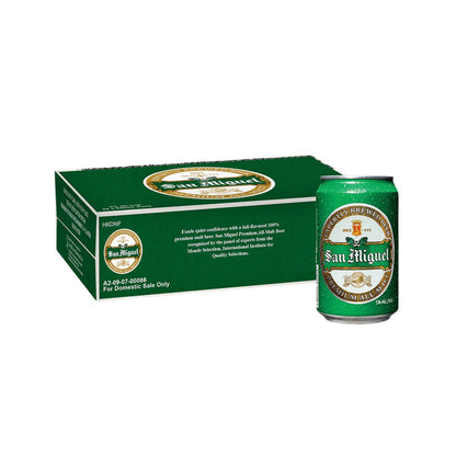 San Miguel Premium All Malt in-can 330ml - Happy Hour
