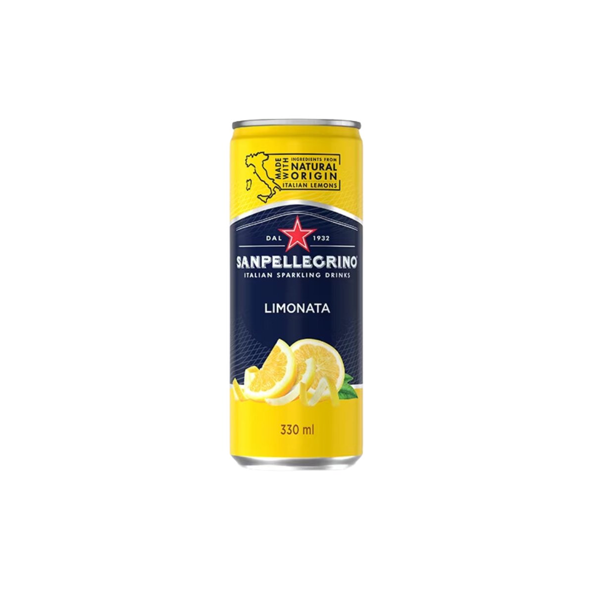 San Pellegrino Limonata Sparkling Lemon Juice Drink in-can 330ml - Happy Hour