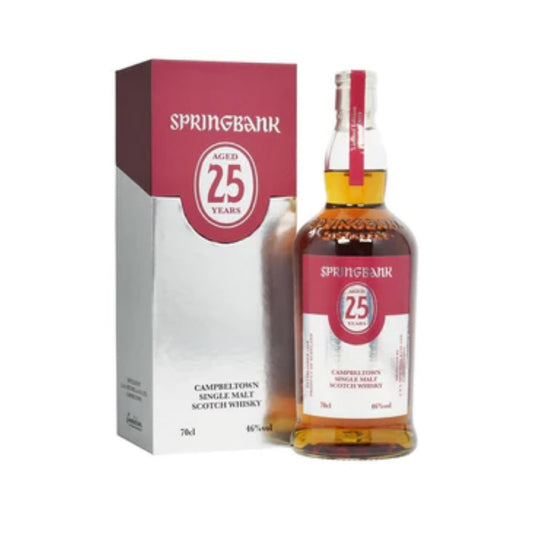 Springbank 25 Year Old Single Malt Scotch Whisky 700ml - Happy Hour
