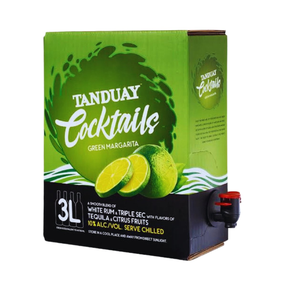 Tanduay Cocktails Green Margarita 3L - Happy Hour