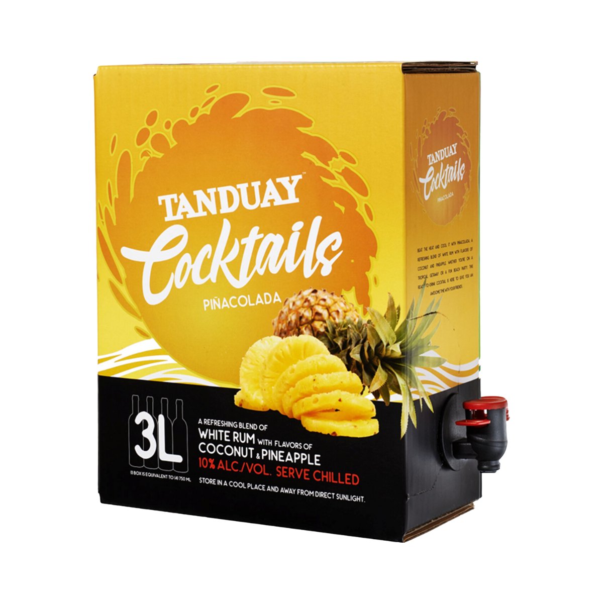 Tanduay Cocktails Piñacolada 3L - Happy Hour