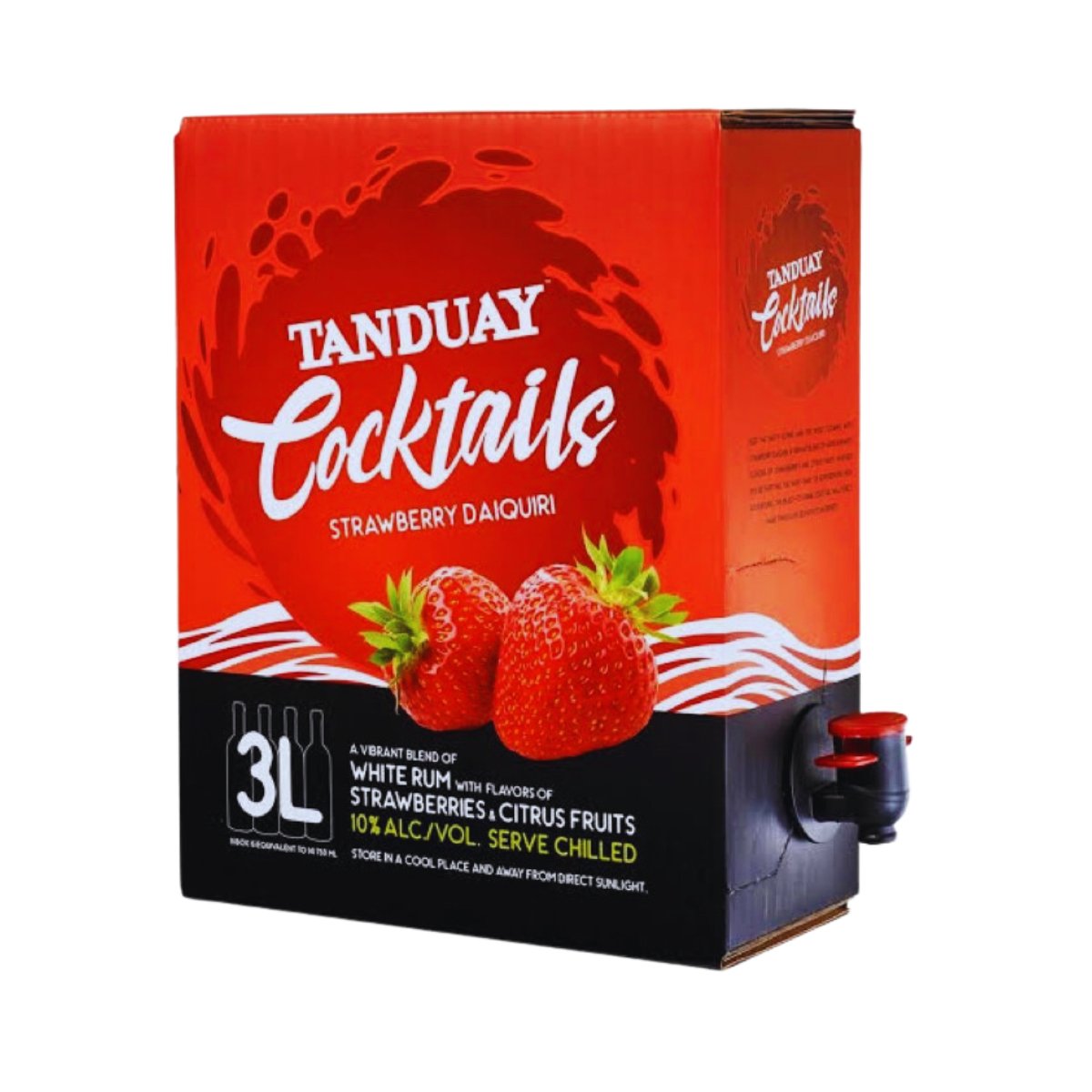 Tanduay Cocktails Strawberry Daiquiry 3L - Happy Hour