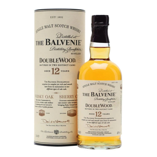 The Balvenie Double Wood 12 Year Old Speyside Scotch Whisky 700ml - Happy Hour