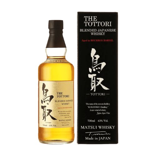 The Tottori Blended Whiskey ex-Bourbon Barrel 700ml - Happy Hour