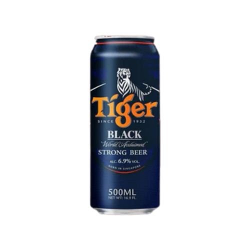 Tiger Black Beer in-can 500ml - Happy Hour