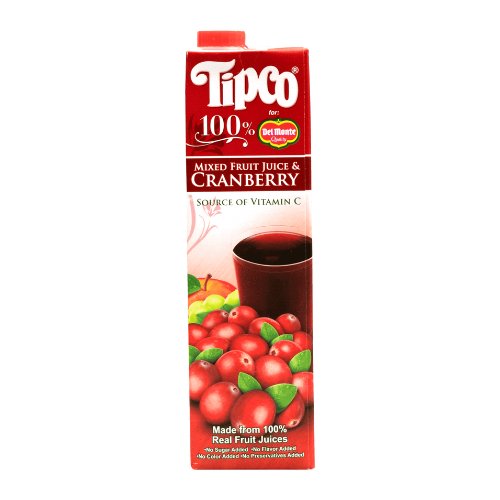 Tipco Mixed Fruit Juice & Cranberry 1L - Happy Hour