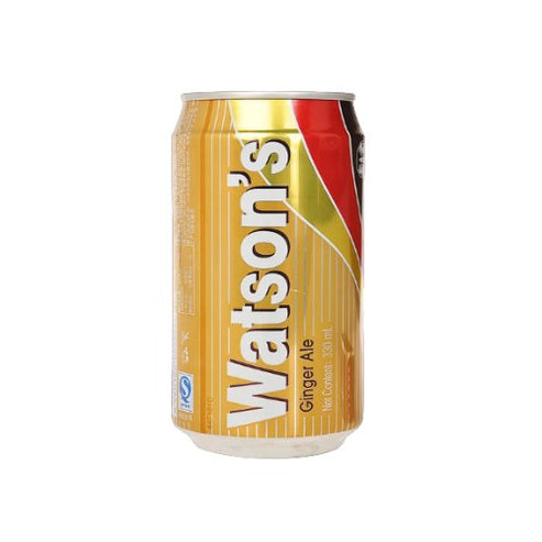 Watson's Ginger Ale in-can 330ml| Happyhour.ph| Refreshing Ginger Ale