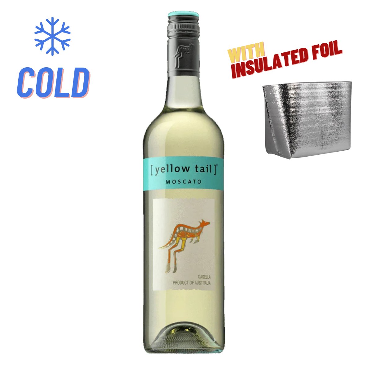 Yellow Tail Moscato 750ml (❄️COLD) - Happy Hour